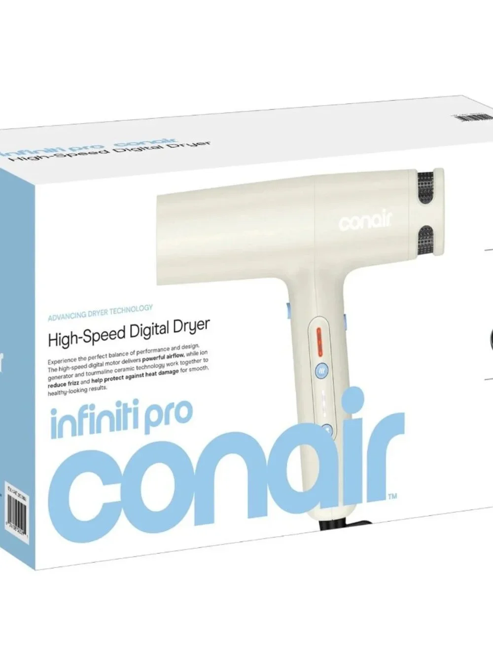MSRP $89 | InfinitiPRO by Conair High-Speed Digital Hair Dryer 955CGD – NIB